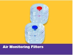 Air monitoring filters